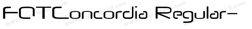 FOTConcordia Regular字体转换